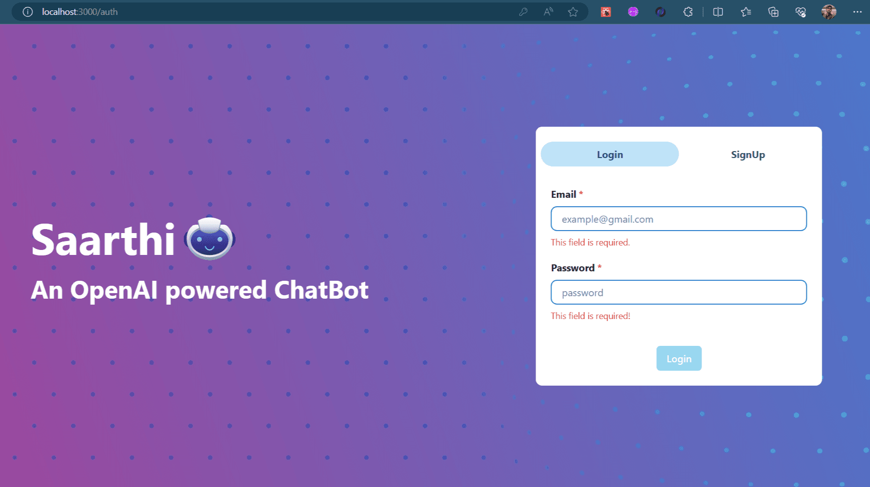 Saarthi Chatbot
